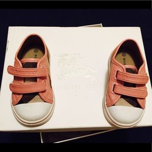 Worn excellent condition Girls Burberry sneakers